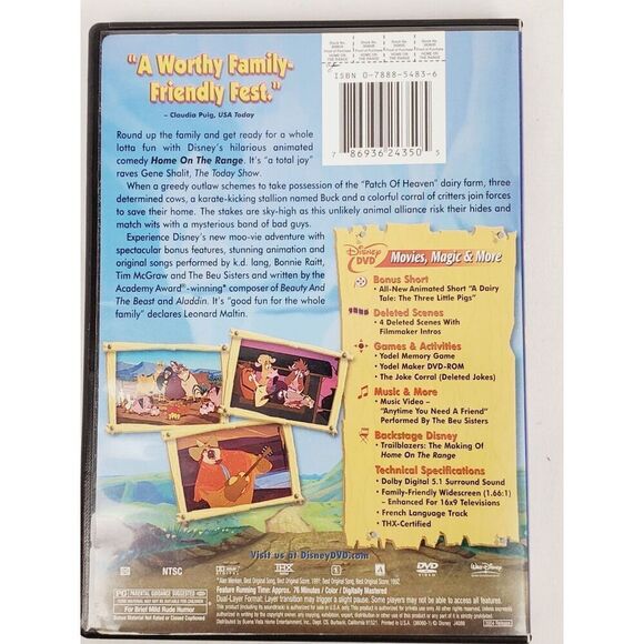 Home on the Range (2004 Film) Western/Comedy [DVD] - Picture 2 of 2